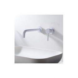 Μπαταρία Νιπτήρα Εντοιχισμού Αναμεικτική Excel Romina White Matt 170125630 Λευκό Ματ