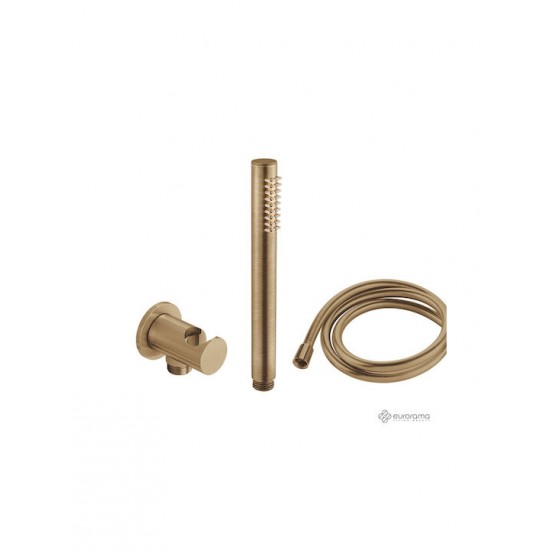 Σετ Παροχή, Σπιράλ Και Τηλέφωνο Eurorama Oso Brushed Bronze 