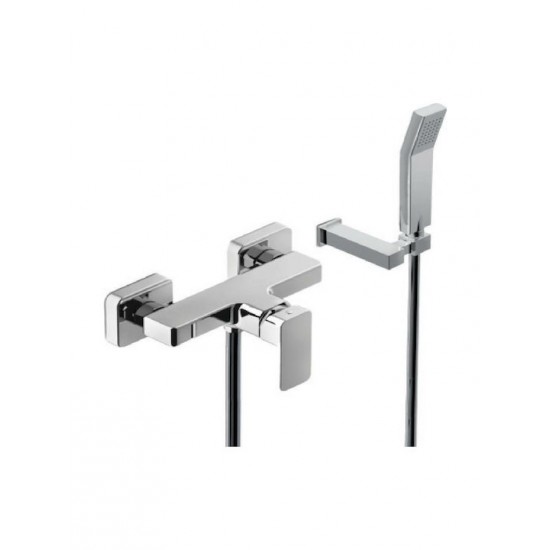 Μπαταρία Ντουζιέρας Eurorama Quadra Chrome 144150-100 Χρωμέ Μπαταρία Ντουζιέρας Eurorama Quadra Chrome 144150-100 Χρωμέ