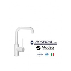 Μπαταρία Νιπτήρος Etna Plus Ψηλή 16x26,8 Modea 00-07008/W Λευκή Ματ