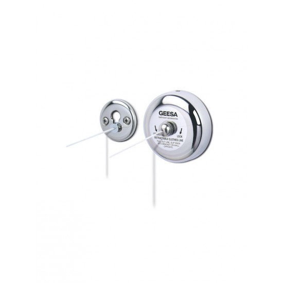 Σχοινάκι Για Ρούχα, Αναδιπλούμενο Geesa Standard - Hotelia Chrome 134 Χρωμέ Σχοινάκι Για Ρούχα, Αναδιπλούμενο Geesa Standard - Hotelia Chrome 134 Χρωμέ