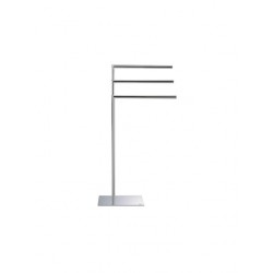 Επιδαπέδια Πετσετοκρεμάστρα 3 Θέσεων 49x20x90cm Geesa Sealskin Chrome 800202-100 Χρωμέ 