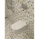 Λεκάνη Kρεμαστή Λευκή με Kάλυμμα Slim Soft Close Blanco Ceramica Loria 2200300