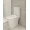 Λεκάνη Δαπέδου Blanco Ceramica Loria Rimless 2200100 Οριζόντιας Αποχέτευσης και Κάλυμμα Duroplast Slim Soft Close
