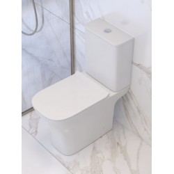 Λεκάνη Δαπέδου Rimless Κατωστόμια Excel 220000200 Slim Soft Close