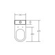 Λεκάνη Δαπέδου Blanco Ceramica Loria Rimless 2200100 Οριζόντιας Αποχέτευσης και Κάλυμμα Duroplast Slim Soft Close Λεκάνη Δαπέδου Blanco Ceramica Loria Rimless 2200100 Οριζόντιας Αποχέτευσης και Κάλυμμα Duroplast Slim Soft Close