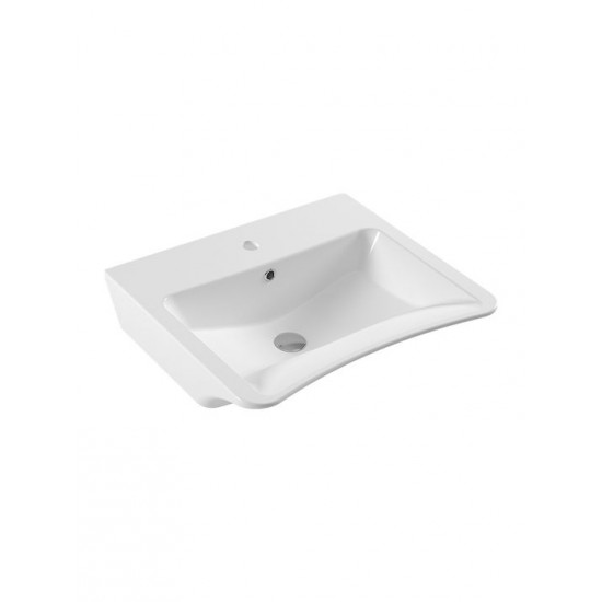 Νιπτήρας Α.Μ.Ε.Α. Serel Senior 3044-300 Λευκή 67.5x55.5cm Νιπτήρας Α.Μ.Ε.Α. Serel Senior 3044-300 Λευκή 67.5x55.5cm