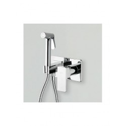 Εντοιχισμένος Μίκτης Με Ντουζάκι Για Μπιντέ La Torre Profili Chrome 45211-100 Χρωμέ 