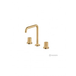 Μπαταρία Νιπτήρος 3 Οπών Eurorama Oso 178331-201 Light Gold Brushed 