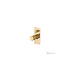 Μίκτης Εντοιχισμού 2 Εξόδων Eurorama Oso 178030SL-201 Light Gold Brushed