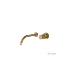 Μπαταρία Νιπτήρος Εντοιχισμού 2 Οπών Eurorama Oso 178954-221 Bronze Brushed