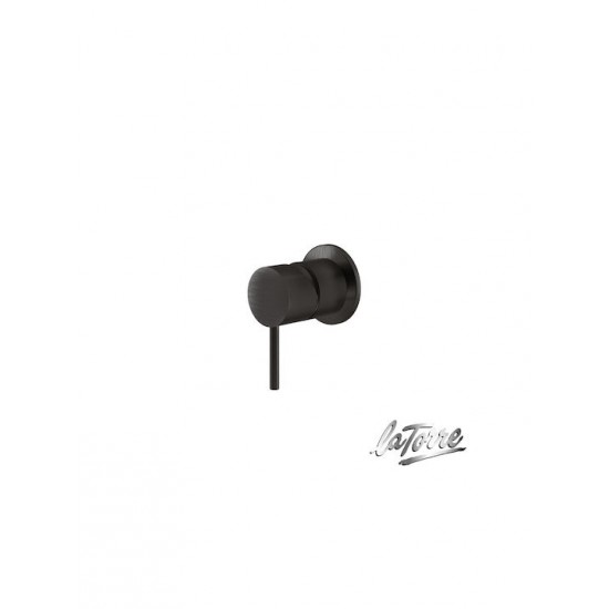 Μίκτης εντοιχισμού 1 εξόδου ELLE 316 La Torre 35300-411 Black Brushed