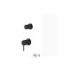 Μίκτης εντοιχισμού 3 εξόδων Με Εκτροπέα ELLE 316 La Torre Black Brushed Μίκτης εντοιχισμού 3 εξόδων Με Εκτροπέα ELLE 316 La Torre Black Brushed