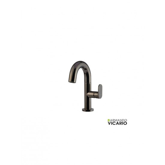 Μπαταρία νιπτήρα Armando Vicario Slim 500010-405 Black Chrome Με Βαλβίδα Clic Clac Μπαταρία νιπτήρα Armando Vicario Slim 500010-405 Black Chrome Με Βαλβίδα Clic Clac