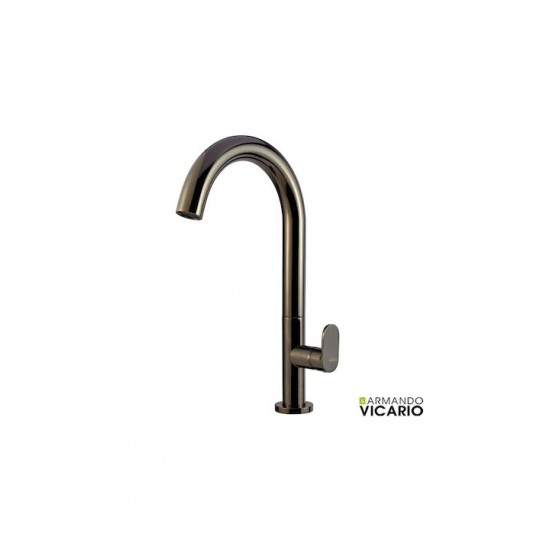 Μπαταρία νιπτήρα Ψηλή Armando Vicario Slim 500041-405 Black Chrome Με Βαλβίδα Clic Clac Μπαταρία νιπτήρα Ψηλή Armando Vicario Slim 500041-405 Black Chrome Με Βαλβίδα Clic Clac