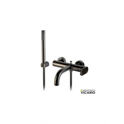 Μπαταρία λουτρού Armando Vicario Slim 5000100–405 Black Chrome