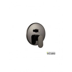 Μίκτης εντοιχισμού 2 εξόδων Armando Vicario Slim 500050D–405 Black Chrome