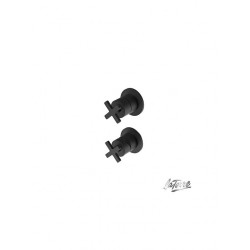 Μίκτης Εντοιχισμού La Torre Elle Cross Black Matt 38316-400 Με Εκτροπέα 2/3 Εξόδων