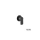 Μίκτης Εντοιχισμού 1 Εξόδου Armando Vicario Glam 610050-400 Black Matt Μίκτης Εντοιχισμού 1 Εξόδου Armando Vicario Glam 610050-400 Black Matt