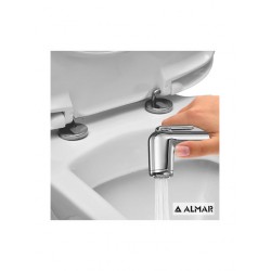 Επιτοίχιο Σετ Μπιντέ Almar Flush1 E136004-110 Inox 