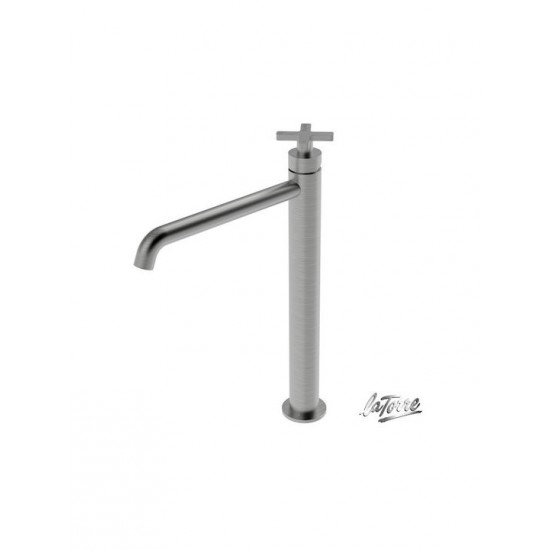 Μπαταρία Νιπτήρα Ψηλή Αναμεικτική La Torre Elle Cross Inox 38016-110 Με Βαλβίδα clic-clac Μπαταρία Νιπτήρα Ψηλή Αναμεικτική La Torre Elle Cross Inox 38016-110 Με Βαλβίδα clic-clac