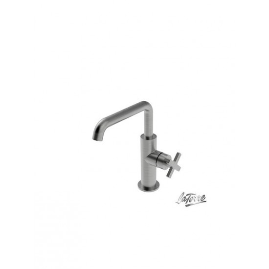 Μπαταρία Νιπτήρα Αναμεικτική La Torre Elle Cross Inox 38020-110 Με Βαλβίδα clic-clac Μπαταρία Νιπτήρα Αναμεικτική La Torre Elle Cross Inox 38020-110 Με Βαλβίδα clic-clac