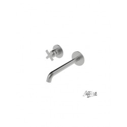 Μπαταρία Νιπτήρα Εντοιχισμού Αναμεικτική La Torre Elle Cross Inox 38032-110