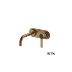Μπαταρία Νιπτήρα Εντοιχισμού Αναμεικτική Armando Vicario Lumiere Antique Brass 516045-221 