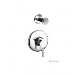 Εντοιχισμένος Μίκτης Με Εκτροπέα 2 εξόδων Eurorama Tonda Chrome Χρωμέ