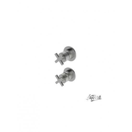 Μίκτης Εντοιχισμού La Torre Elle Cross Inox 38316-110 Με Εκτροπέα 2/3 Εξόδων
