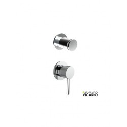 Μίκτης Εντοιχισμού 2 Εξόδων Με Εκτροπέα Armando Vicario Industrial Χρωμέ