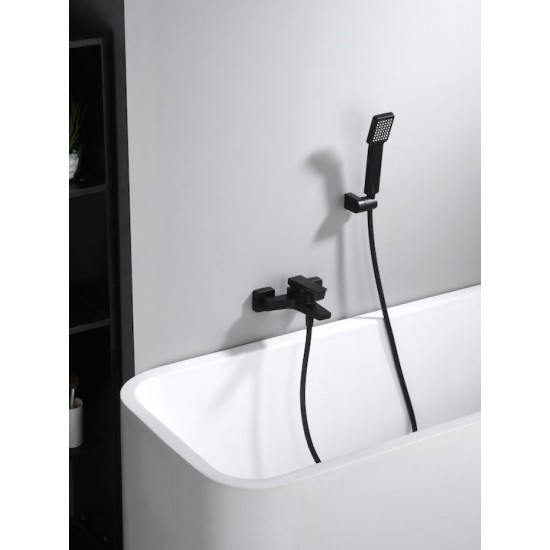 Μπαταρία Λουτρού IMEX ART BDAR025-4NG Μαύρη Ματ