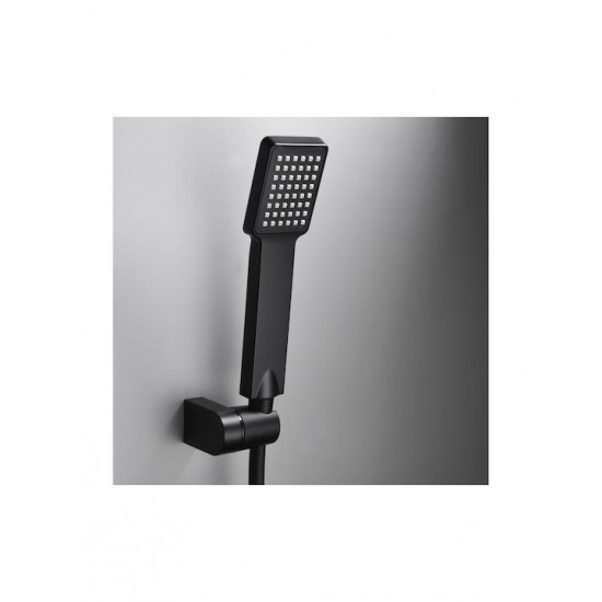 Μπαταρία Λουτρού IMEX ART BDAR025-4NG Μαύρη Ματ