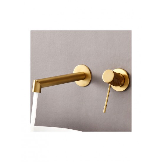Μπαταρία Νιπτήρος Εντοιχισμού Orabella Terra 10241 Brushed Gold 