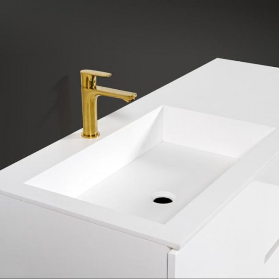 Βάση Επίπλου Μπάνιου MDF Γυαλιστερής Λάκας Mabo Four 120 Με Νιπτήρα Corian 