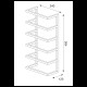 Επίτοιχη Ραφιέρα Πετσετών 24x12x48cm Geesa Sealskin Μαύρο Ματ 30746-400 Επίτοιχη Ραφιέρα Πετσετών 24x12x48cm Geesa Sealskin Μαύρο Ματ 30746-400