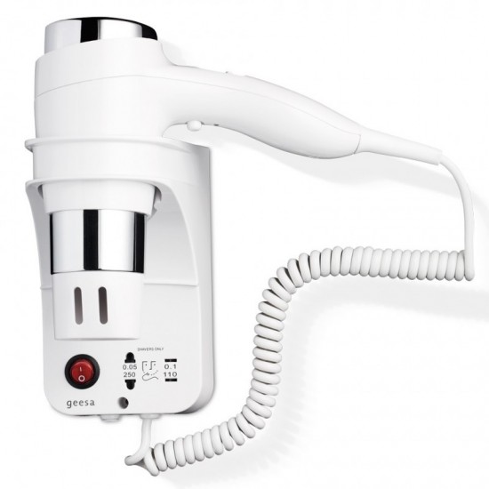 Σεσουάρ Μαλλιών 3 Ταχυτήτων 1600W Geesa White 6476-100300 Λευκό Σεσουάρ Μαλλιών 3 Ταχυτήτων 1600W Geesa White 6476-100300 Λευκό