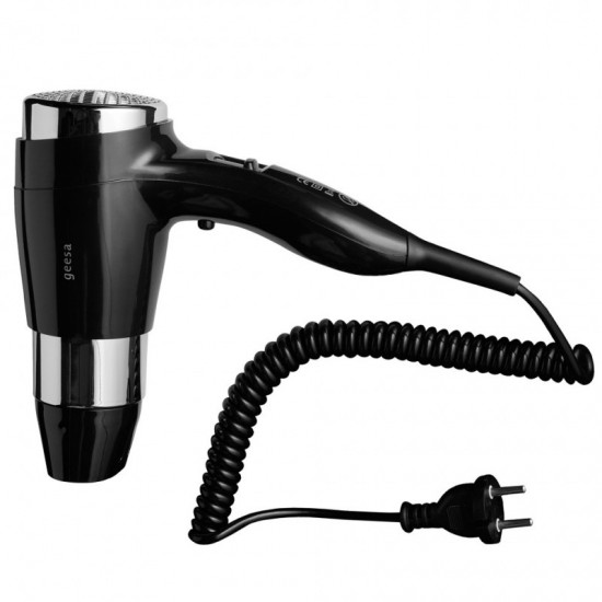 Σεσουάρ Μαλλιών 3 Ταχυτήτων 1600W Geesa Black 6482-100400 Μαύρο Με Επίτοιχη Βάση Σεσουάρ Μαλλιών 3 Ταχυτήτων 1600W Geesa Black 6482-100400 Μαύρο Με Επίτοιχη Βάση