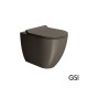 Λεκάνη Επιδαπέδια Υψηλής Πίεσης back to wall 55cm GSI 880300SC-530 Bistro Pura Swirlflush Με Αποσπώμενο Κάλυμμα Βακελίτη