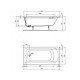 Μπανιέρα Hotline 170x80 Ideal Standard K274701 Λευκή Μπανιέρα Hotline 170x80 Ideal Standard K274701 Λευκή