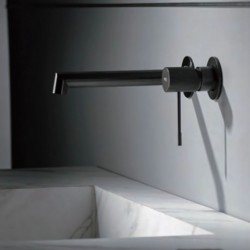 Μπαταρία Νιπτήρος Εντοιχιζόμενη Μικτική IMEX LINE GLD038/BGM Black Gun Metal