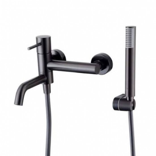 Μπαταρία Λουτρού IMEX MONZA BDM039-4BGM Black Gun Metal PVD Μπαταρία Λουτρού IMEX MONZA BDM039-4BGM Black Gun Metal PVD