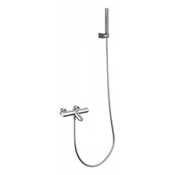 Μπαταρία Λουτρού IMEX MONZA BTM039-4NQ Νίκελ Ματ Θερμοστατική