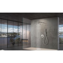 Μίκτης Εντοιχισμού 2 Εξόδων IMEX MONZA GPM039/NQ Νίκελ Ματ