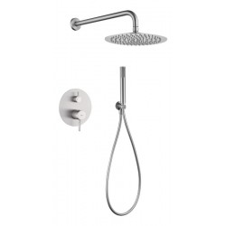 Μίκτης Εντοιχισμού 2 Εξόδων IMEX MONZA GPM039/NQ Νίκελ Ματ