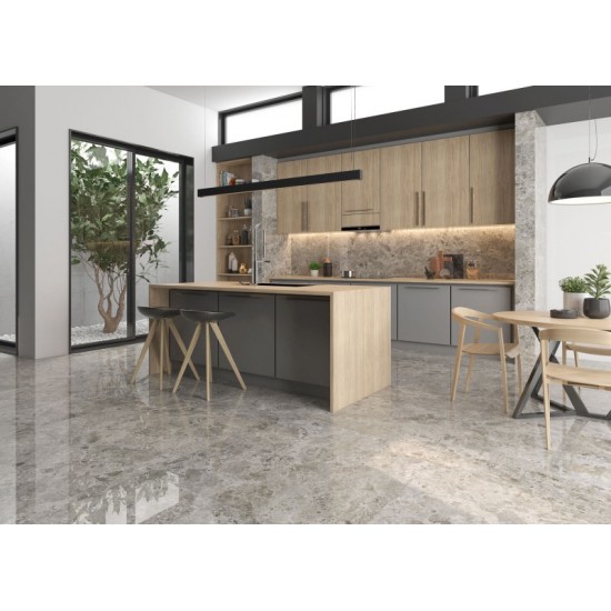 Πλακάκι Iseo Gris Pulido 60x120 Γκρι Γυαλιστερό Πλακάκι Iseo Gris Pulido 60x120 Γκρι Γυαλιστερό