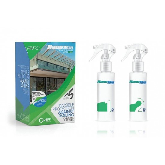 BFP Nano-Skin Ultra Σετ 2 Προϊόντων Νανοτεχνολογίας Για Γυάλινες Επιφάνειες Κατά της Μούχλας Και Των Βακτηρίων BFP Nano-Skin Ultra Σετ 2 Προϊόντων Νανοτεχνολογίας Για Γυάλινες Επιφάνειες Κατά της Μούχλας Και Των Βακτηρίων