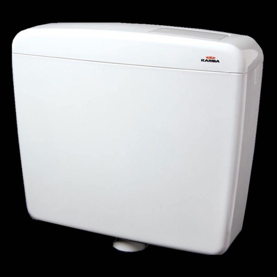 Καζανάκι Kariba Eco 334316 Πλαστικό Επiτοίχιο Υψηλής Πιέσεως Λευκό Μονής Ροής Καζανάκι Kariba Eco 334316 Πλαστικό Επiτοίχιο Υψηλής Πιέσεως Λευκό Μονής Ροής