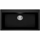 Νεροχύτης Κουζίνας Γρανιτένιος Sanitec Ultra Granite Grafite 808 79 1B (79X50) με Μία Ενιαία Μεγάλη Γούρνα