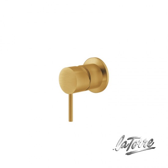 Μίκτης εντοιχισμού 1 εξόδου ELLE 316 La Torre 35300-211 Gold Brushed